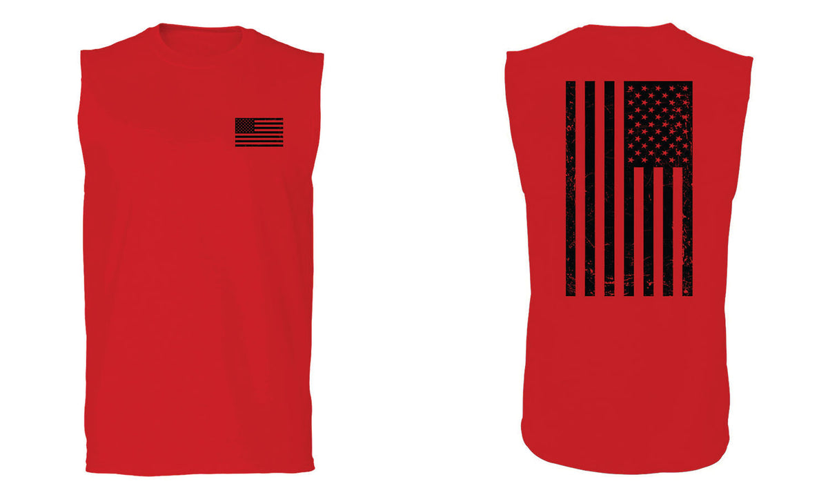 Camo Support Our Troops Stringer Tank Top Shirt US Military Army Marines Navy