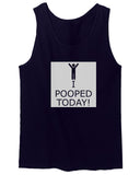 Hilarious Funny T Shirts I Pooped Today men's Tank Top