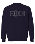 VICES AND VIRTUESS Funny Fuck You Fonts Sarcastic Hilarious tee men's Crewneck Sweatshirt
