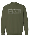 VICES AND VIRTUESS Funny Fuck You Fonts Sarcastic Hilarious tee men's Crewneck Sweatshirt