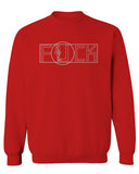 VICES AND VIRTUESS Funny Fuck You Fonts Sarcastic Hilarious tee men's Crewneck Sweatshirt