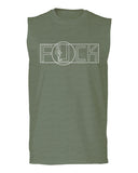VICES AND VIRTUESS Funny Fuck You Fonts Sarcastic Hilarious tee men Muscle Tank Top sleeveless t shirt