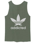 Cool Marijuana Weed Leaf Stoner Day high Pot men's Tank Top