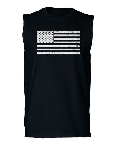 Vintage USA United States of America American Proud Flag men Muscle Tank Top sleeveless t shirt