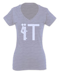 VICES AND VIRTUESS The Best Cool Hilarious Fuck it Funny Offensive Graphic For Women V neck fitted T Shirt