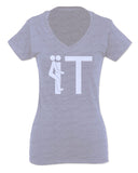 VICES AND VIRTUESS The Best Cool Hilarious Fuck it Funny Offensive Graphic For Women V neck fitted T Shirt