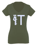 VICES AND VIRTUESS The Best Cool Hilarious Fuck it Funny Offensive Graphic For Women V neck fitted T Shirt
