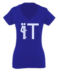 VICES AND VIRTUESS The Best Cool Hilarious Fuck it Funny Offensive Graphic For Women V neck fitted T Shirt