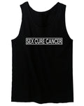 VICES AND VIRTUESS Hilarious Funny Offensive Graphic Sex Cure Cancer men's Tank Top