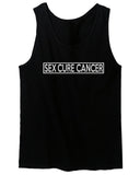 VICES AND VIRTUESS Hilarious Funny Offensive Graphic Sex Cure Cancer men's Tank Top