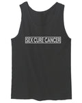 VICES AND VIRTUESS Hilarious Funny Offensive Graphic Sex Cure Cancer men's Tank Top