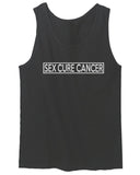 VICES AND VIRTUESS Hilarious Funny Offensive Graphic Sex Cure Cancer men's Tank Top