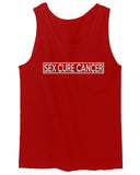 VICES AND VIRTUESS Hilarious Funny Offensive Graphic Sex Cure Cancer men's Tank Top