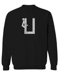 VICES AND VIRTUESS Hilarious Fuck U You Funny Offensive Graphic men's Crewneck Sweatshirt