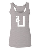 VICES AND VIRTUESS Hilarious Fuck U You Funny Offensive Graphic  women's Tank Top sleeveless Racerback