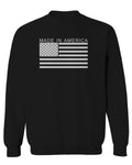 Patriotic American Proud Made in USA United States America Flag men's Crewneck Sweatshirt