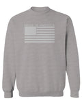 Patriotic American Proud Made in USA United States America Flag men's Crewneck Sweatshirt