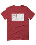 Patriotic American Proud Made in USA United States America Flag For men T Shirt
