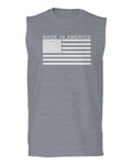 Patriotic American Proud Made in USA United States America Flag men Muscle Tank Top sleeveless t shirt