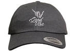 Good Vibe Bones Hand Shaka Cool Vintage Hipster Embroidered Graphic Adjustable Cap Hat Men