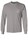 Good Vibe Bones Hand Shaka Cool Vintage Hipster Graphic mens Long sleeve t shirt