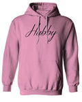 VICES AND VIRTUESS Letter Printed Hubby Couple Wedding Wifey Matching Groom Sweatshirt Hoodie