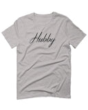 VICES AND VIRTUESS Letter Printed Hubby Couple Wedding Wifey Matching Groom For men T Shirt
