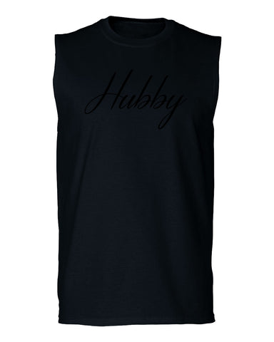 VICES AND VIRTUESS Letter Printed Hubby Couple Wedding Wifey Matching Groom men Muscle Tank Top sleeveless t shirt
