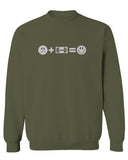 VICES AND VIRTUESS crosfit Feeling Workout Make me Happy Gym Fitness men's Crewneck Sweatshirt