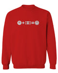 VICES AND VIRTUESS crosfit Feeling Workout Make me Happy Gym Fitness men's Crewneck Sweatshirt