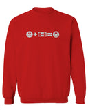 VICES AND VIRTUESS crosfit Feeling Workout Make me Happy Gym Fitness men's Crewneck Sweatshirt