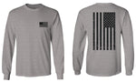 American Flag United States of America Military Army Marine us Navy mens Long sleeve t shirt