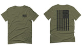 Vintage American Flag United States of America Military Army Marine us Navy USA For men T Shirt