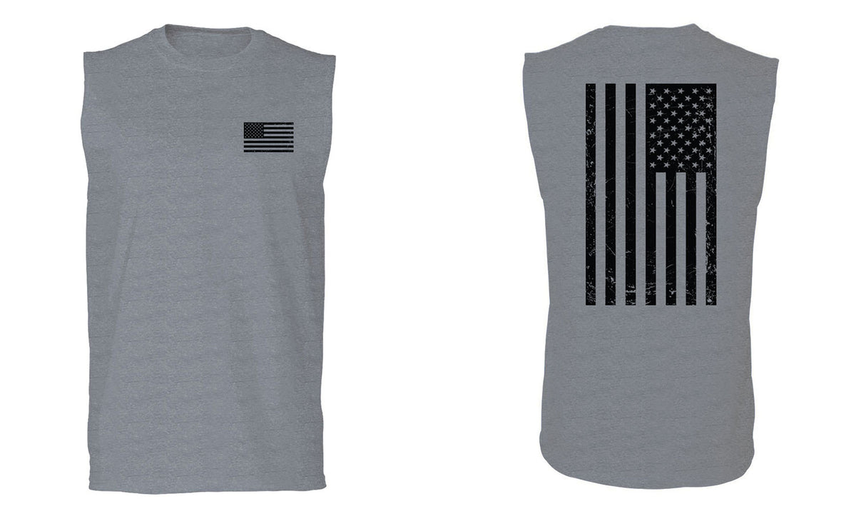 Camo Support Our Troops Stringer Tank Top Shirt US Military Army Marines Navy