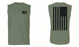 Vintage American Flag United States of America Military Army Marine Navy men Muscle Tank Top t shirt