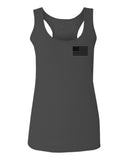 American Flag United States of America Military Army Marine us Navy women's Tank Top Racerback