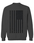 Distressed American USA United States of America Military Marine us Navy Army Big Flag men's Crewneck Sweatshirt