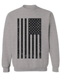 Distressed American USA United States of America Military Marine us Navy Army Big Flag men's Crewneck Sweatshirt