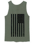 Distressed American USA United States of America Military Marine us Navy Army Big Flag men's Tank Top