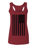 Distressed American USA United States of America Military Marine us Navy Army Big Flag  women's Tank Top sleeveless Racerback