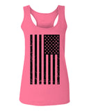 Distressed American USA United States of America Military Marine us Navy Army Big Flag  women's Tank Top sleeveless Racerback