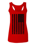 Distressed American USA United States of America Military Marine us Navy Army Big Flag  women's Tank Top sleeveless Racerback