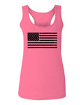 United States of America Vintage Flag USA American Marine Corp Force USMC USAF  women's Tank Top sleeveless Racerback