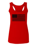 United States of America Vintage Flag USA American Marine Corp Force USMC USAF  women's Tank Top sleeveless Racerback