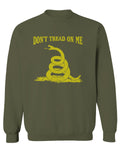 American Don't Tread ON ME Military Combat Logo Seal United State America men's Crewneck Sweatshirt