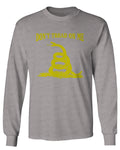 American Don't Tread ON ME Military Combat Logo Seal United State America mens Long sleeve t shirt