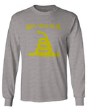 American Don't Tread ON ME Military Combat Logo Seal United State America mens Long sleeve t shirt