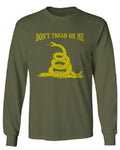 American Don't Tread ON ME Military Combat Logo Seal United State America mens Long sleeve t shirt