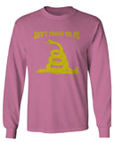 American Don't Tread ON ME Military Combat Logo Seal United State America mens Long sleeve t shirt