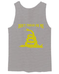 American Don't Tread ON ME Military Combat Logo Seal United State America men's Tank Top